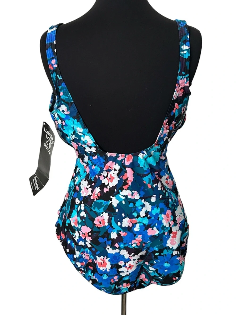 Miraclesuit Floral V-Neck One-Piece Swimsuit. New with tags. Size 18